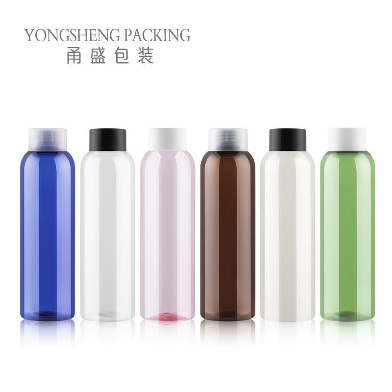 250ml  圆肩PET塑料瓶 配双层旋盖瓶 可乐盖瓶