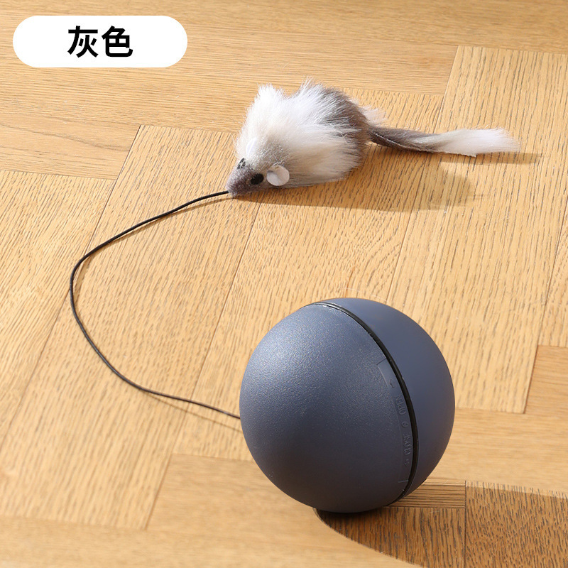 新しいタイプの猫の自動ローリングボールペットのおもちゃは自動的にボールを転がして猫のボールのペット用品のアマゾンの卸売りを笑わせます。|undefined