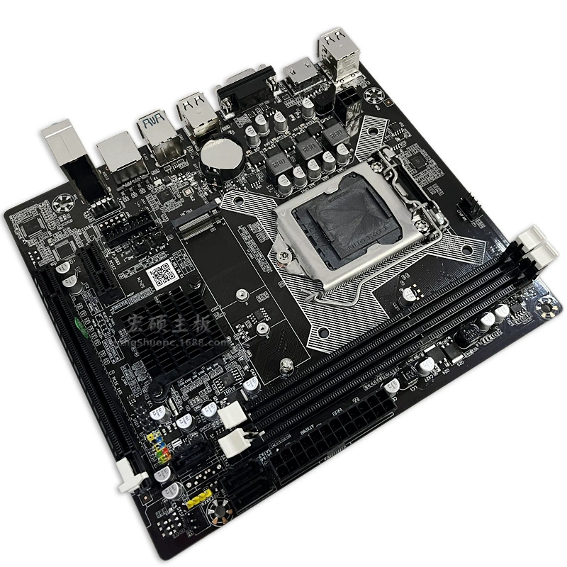 Материнская плата H81 LGA1150 DDR3, HDMI & VGA, M.2, поддержка i3/i5/i7 (17×19 см)