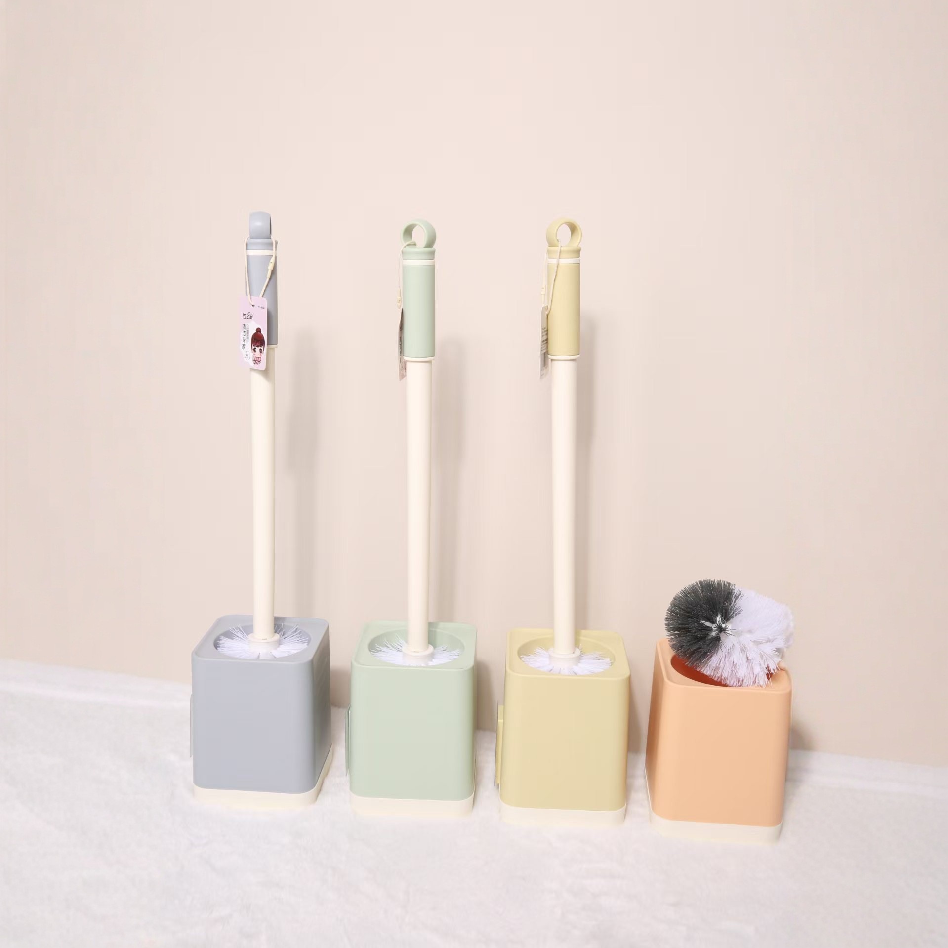 6829小颜颜套装圆马桶刷