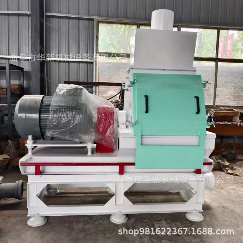 大型水滴式稻壳花生壳粉碎机 水滴型玉米粉碎机 成套饲料加工设备