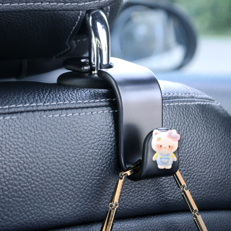 Nuevo lindo gatito decoración de coche de dibujos animados coche consola central decoración de la pantalla de navegación decoración de la cabeza