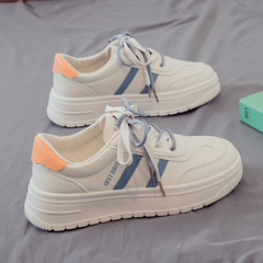 2024 Spring New White Shoes Women's Shoes Student Breathable Versatile Sports Casual Dad Shoes Soft Soled Spring and Autumn