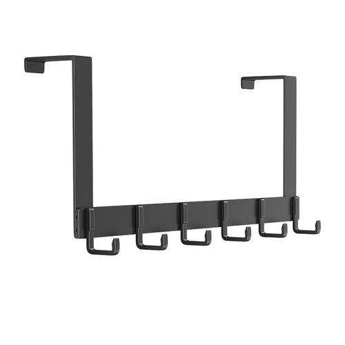 Hookless door behind the hook without drilling, back-mounted clothes hanger, door clothes hanger storage rack, room door wall-mounted clothes hook, extended