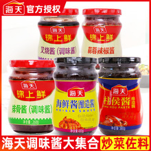 海天海鲜酱400g瓶装烧烤火锅蘸料蒜蓉辣椒叉烧酱排骨柱候酱调味酱