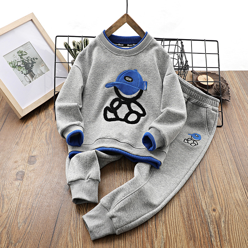 Boys' Set 2023 Autumn New Girls' Explosive Street Big Children's Spring Clothing_voghion.com