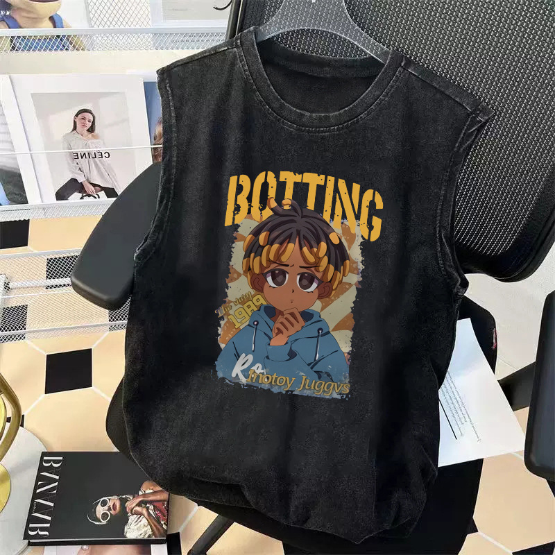 워싱 블랙 [BOY 조끼]