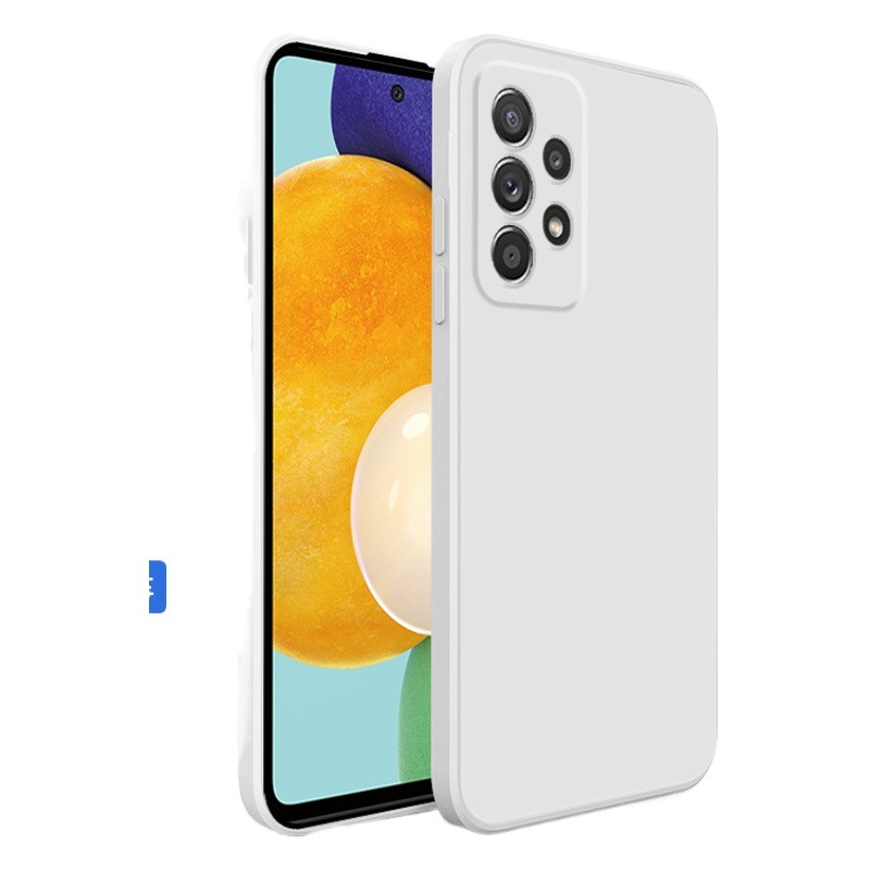 Aplicación transfronteriza Samsung A53 Rubik's Cube silicona líquida A34 funda para teléfono móvil A73 orificio fino TPU funda protectora de borde recto A56