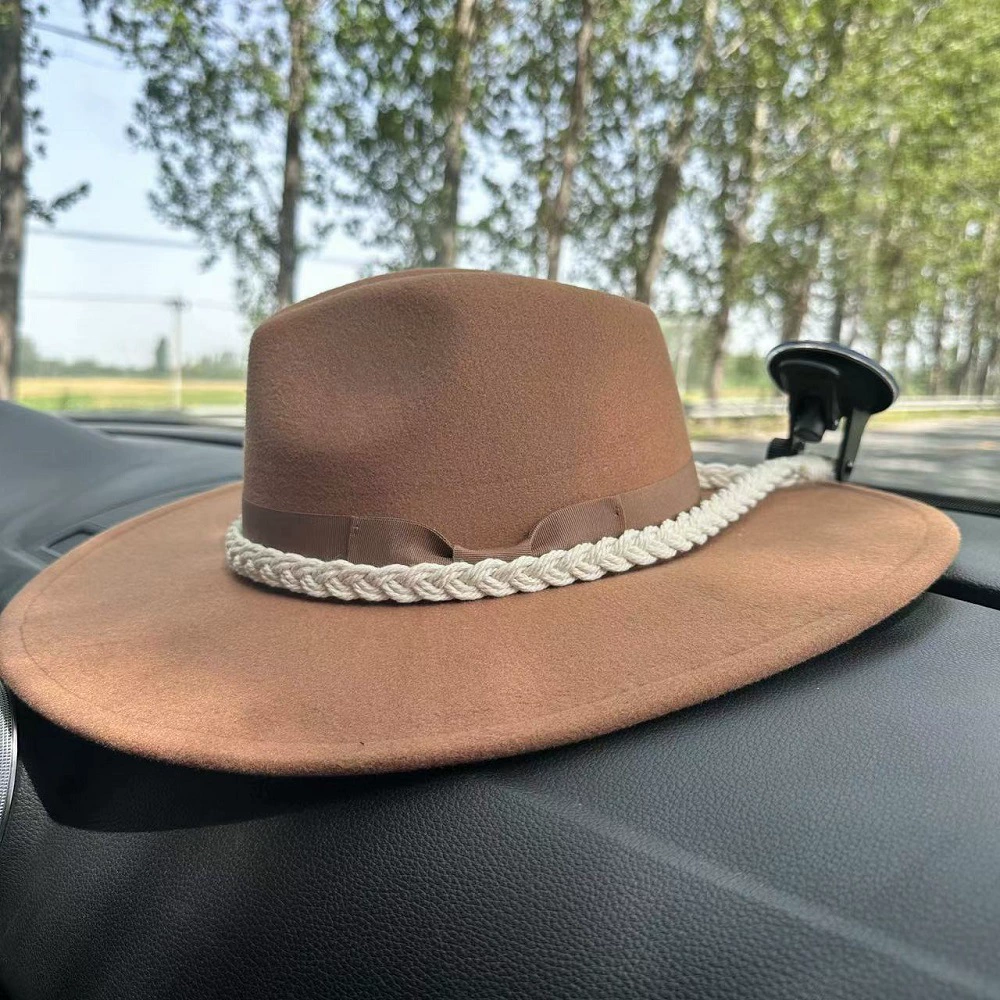 Трансграничная новая ручная тканая автомобильная подставка для ковбойской шляпы, настенная вешалка для шляп, крючок для шляп, стеллаж для хранения