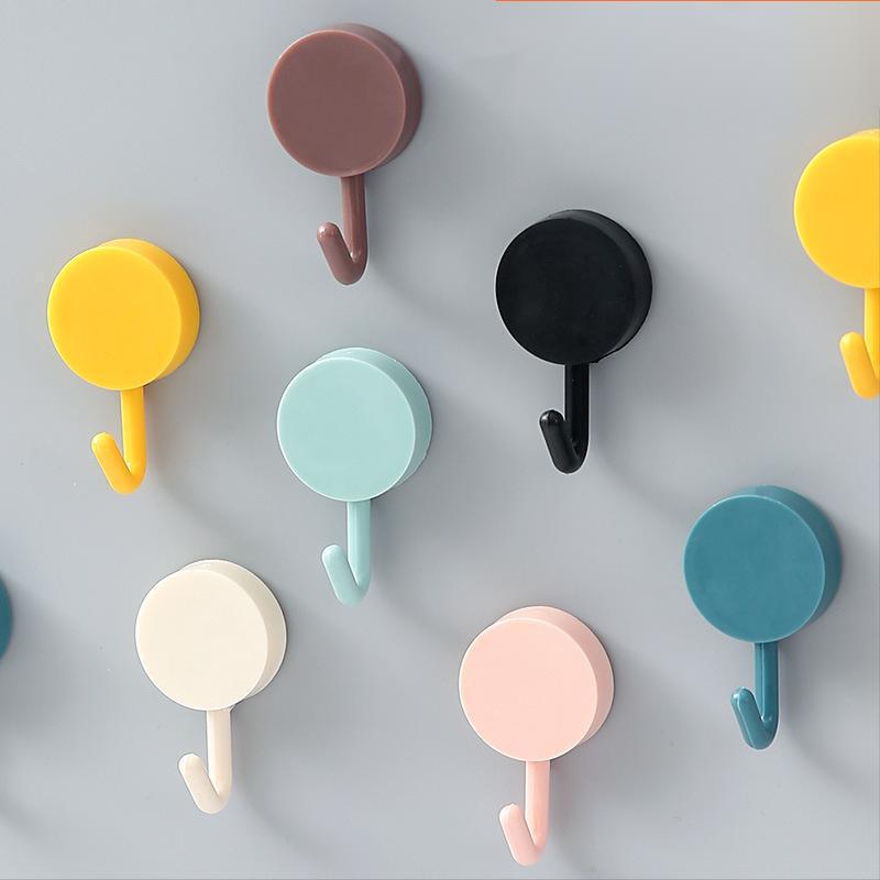 Strong Adhesive Wall Hooks, Cute Kitchen Hooks, No-Trace, No-Drill, Door and Bathroom Sticky Hooks, Nail-Free Strong Adhesive Wall Hooks, Cute Kitchen Hooks, No-Trace, No-Drill, Door and Bathroom Sticky Hooks, Nail-Free