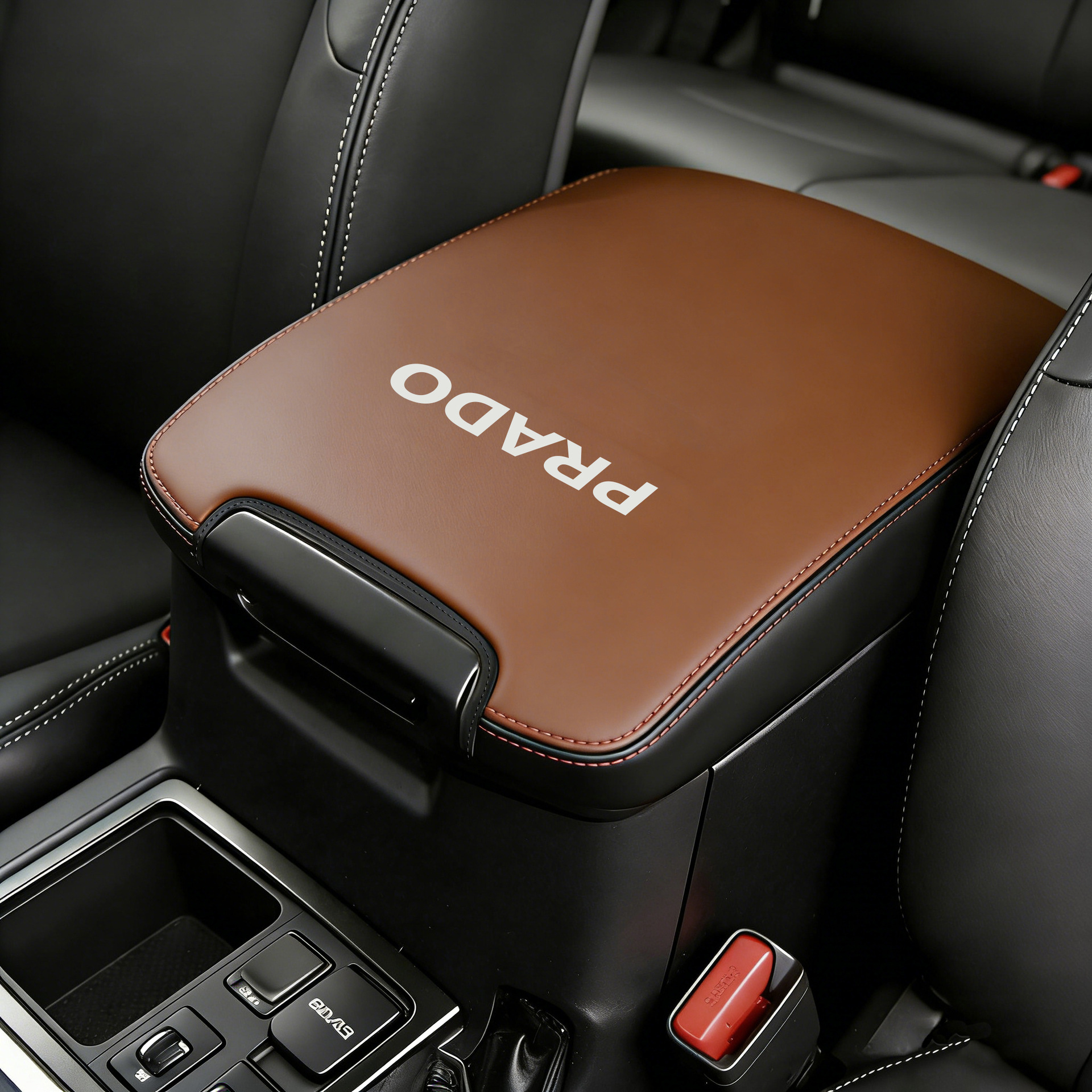 Armrest Box Leather Cover for Toyota Prado 2010-2021