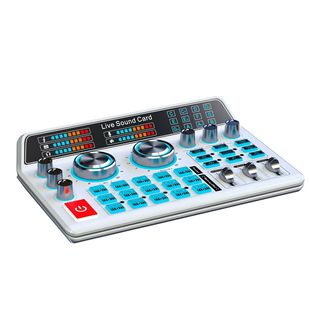 H9 cross-border version sound card live broadcast 48V sound card live broadcast singing dedicated recording small card head mobile phone computer Universal