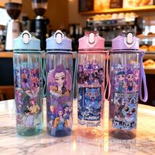 �¿�K-POP��ħŮ�ſɰ���ͯ����ˮ��ѧ����������Я��ͨˮ��750ml