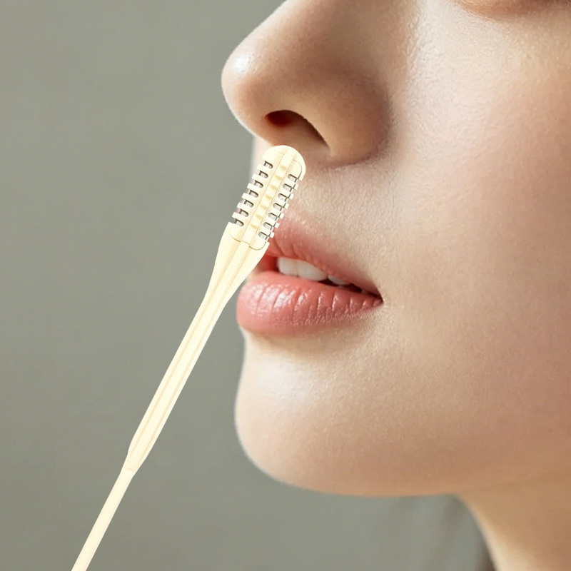 Household nose hair trimmer, portable ear pick, hair scraper, double-headed nose hair trimmer, unisex