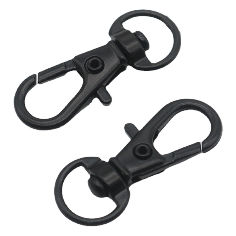 Spot wholesale dog buckle hardware small hook metal keychain round tail lobster buckle zinc alloy dog buckle