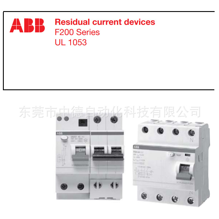 ABB F204 A-40/0,03 110V	2CSF204199R1400 开关