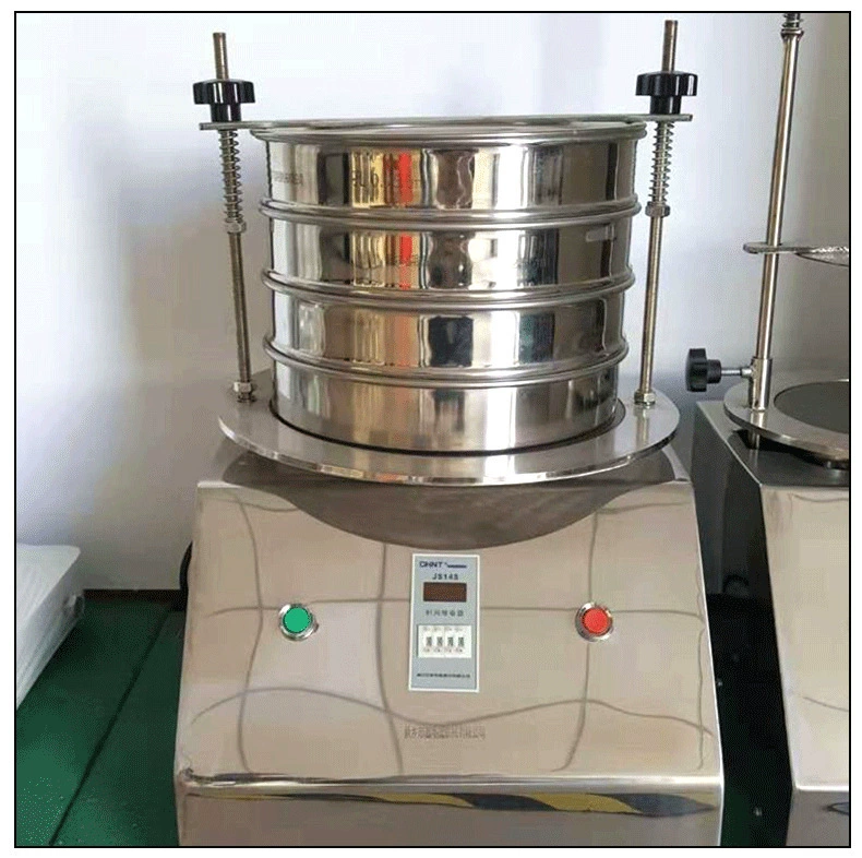 Диаметр 200 Блоков Вибрационное сито Лаборатория Малый взвешенный сито полупроводниковый ультразвуковой испытательный сито машина