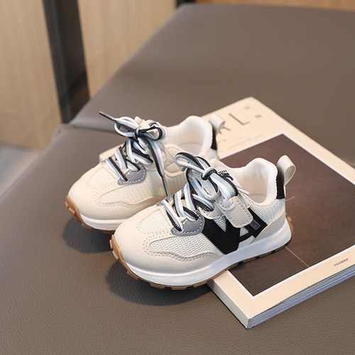 Children's shoes spring and autumn new children's sports shoes Korean fashion girls' running shoes baby shoes boys' breathable mesh shoes