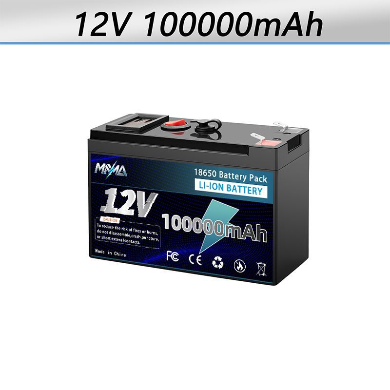 Batería de ciclo profundo LiFePO4 de iones de litio de 12V 150Ah para energía solar, sonda de peces, rueda de potencia