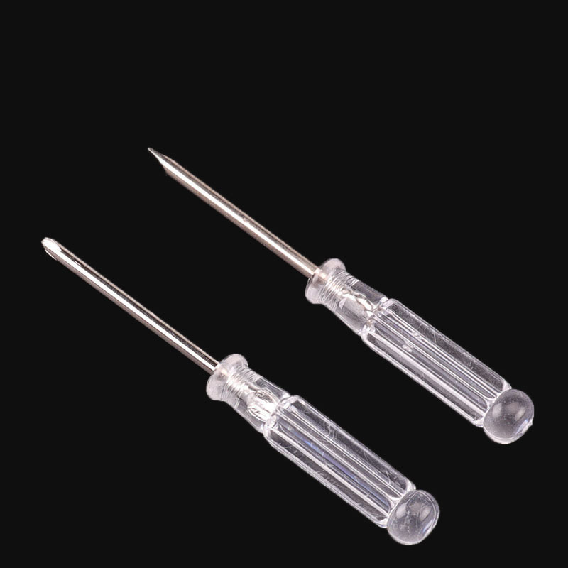 Factory wholesale cross-shaped miniature crystal screwdriver, suitable for various precision small scenes, flathead screwdriver