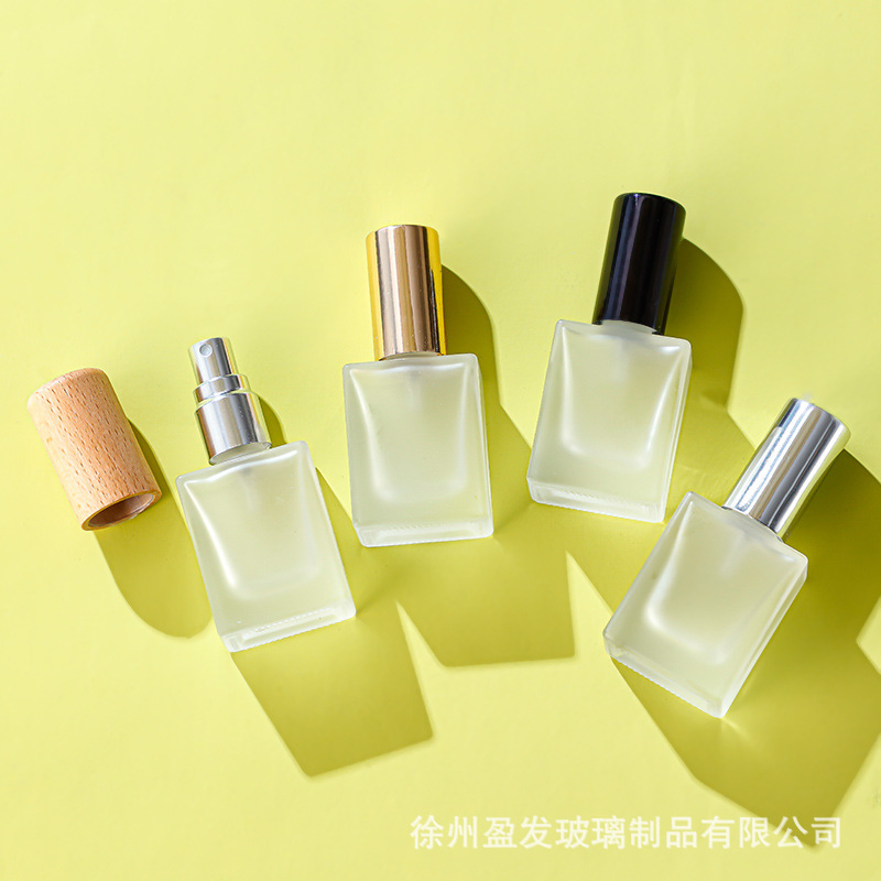 すりガラス香水瓶3ml 5ml 10ml 20ml木蓋香水分注瓶香水スプレー瓶|undefined