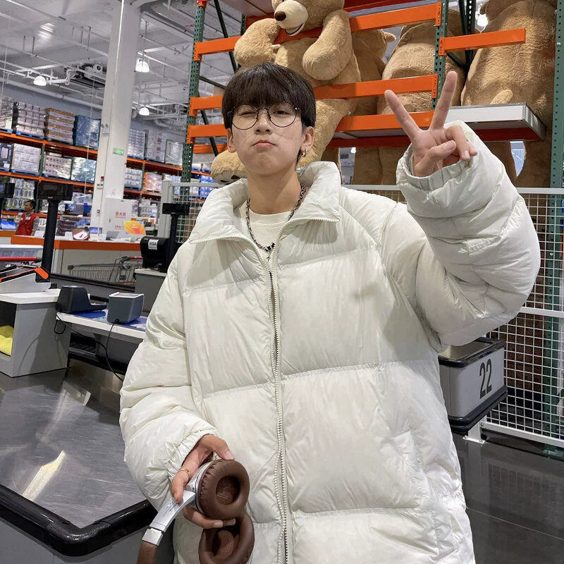 Национальный стандарт 90 белый утиный пух! Высококачественный мужской пуховик CP21-P175