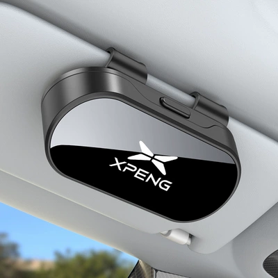 Car Glasses Clip/Bill Clip, sun visor - mirror-glasses-case-020xiaopeng