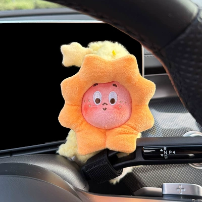 Sürətlər qutusu və əl tormozu başlıqları accessory, cute star-shaped figure, wiper - little-sun
