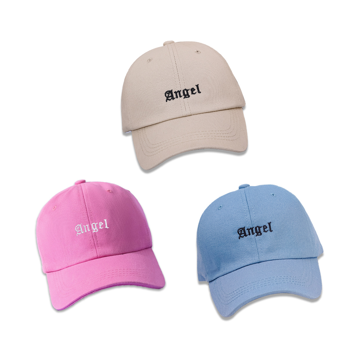 Unisex Simple Style Letter Embroidery Wide Eaves Baseball Cap display picture 4