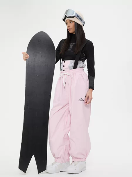 Ski Pants with Suspenders, Windproof and Warm, for Outdoor Use, Suitable for Both Men and Women, for Both Single and Double Board Skiing. Support Dropshipping