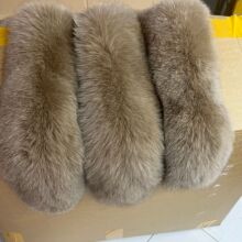 厂家直销狐狸真毛大毛领外贸高端冬季服装辅料狐狸毛