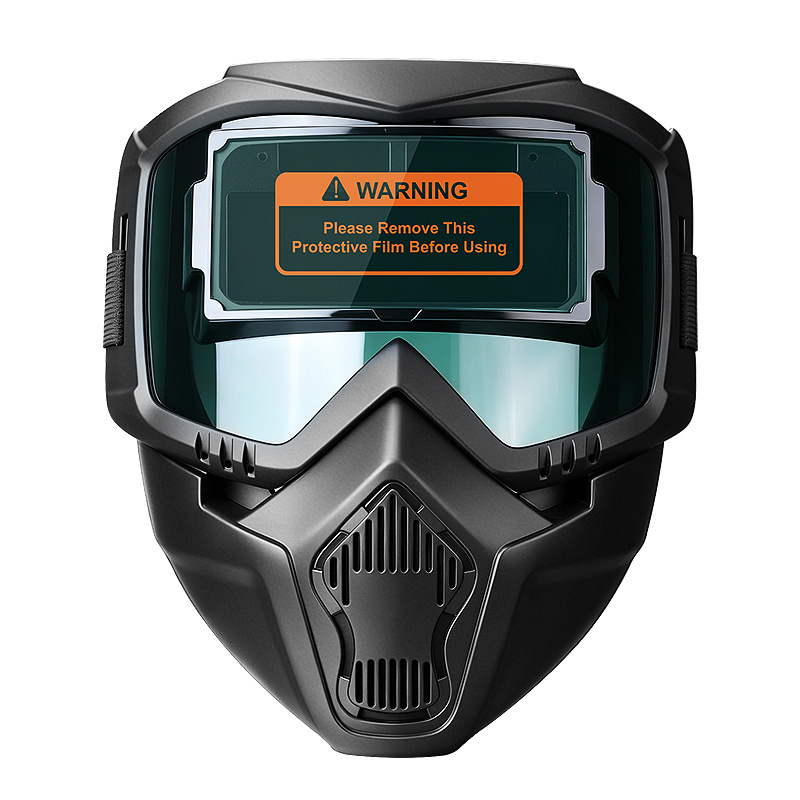 Explosiones transfronterizas soldadura montada en la cabeza integrada auto-dimensión Harley color verdadero máscara protectora de soldadura eléctrica de protección facial image 5