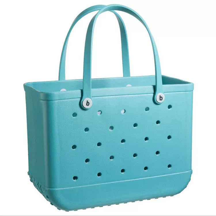Beach storage bag for traveling, capacious purse, fashionable basket, shopping bag