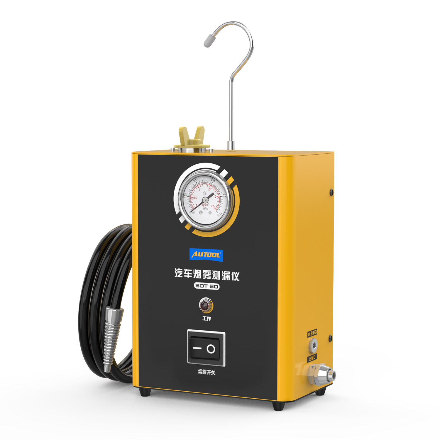 AUTOOL SDT60 detector de fugas de humo detector de automóviles sistema de motor de fugas de aire herramienta de prueba de reparación de automóviles
