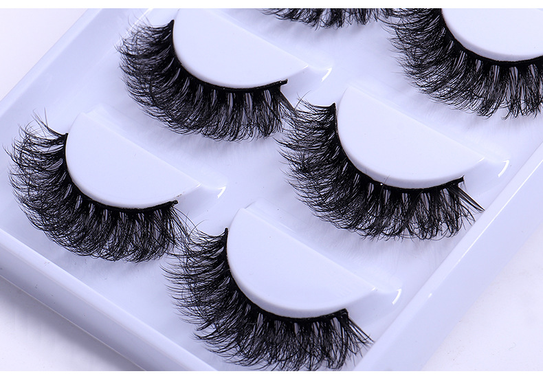 Vacation Classic Style Solid Color Artificial Fiber False Eyelashes 1 Set display picture 1