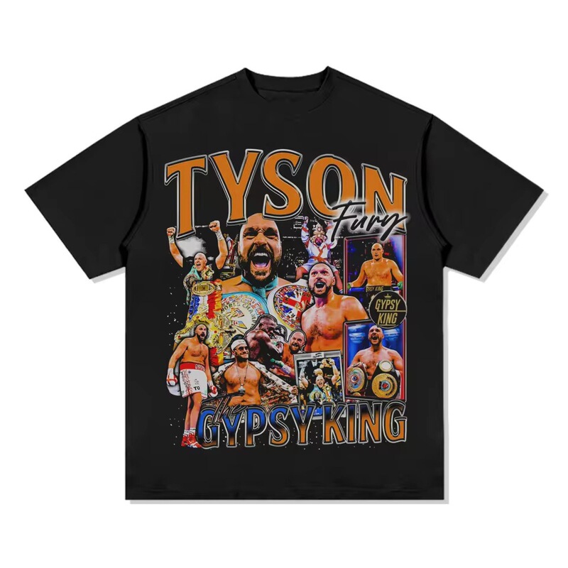 Tyson Angry Gypsy King T-shirt, oversized boxing graphic cotton tee, heavyweight king, unisex sports fashion Tyson Angry Gypsy King T-shirt, oversized boxing graphic cotton tee, heavyweight king, unisex sports fashion