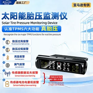 Avtomobil Təkər Təzyiqi Tpms Daxili və Xarici Simsiz Günəş Sensoru Monitoru