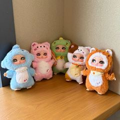 新しいビニールぬいぐるみかわいいモンスターアタックかわいいスクールバッグバッグペンダントキーホルダー人形トレンドブラインドボックスギフト