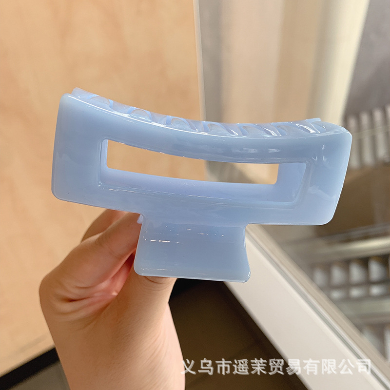 咖色磨砂抓夹女2025年新款发夹后脑勺大号发量多鲨鱼夹子发卡头饰|undefined