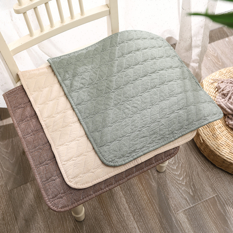 Wholesale Japanese-style pure cotton chair cushion dining table chair cushion non-slip office seat cushion non-slip thin all-season Universal Wholesale Japanese-style pure cotton chair cushion dining table chair cushion non-slip office seat cushion non-slip thin all-season Universal