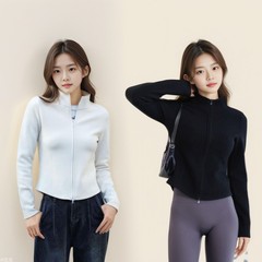 ルルと同じスタイル 660 ヨガ女性のスウェットシャツグラフェンスモールウエストトップ人気のジャケット女性用サーマル服