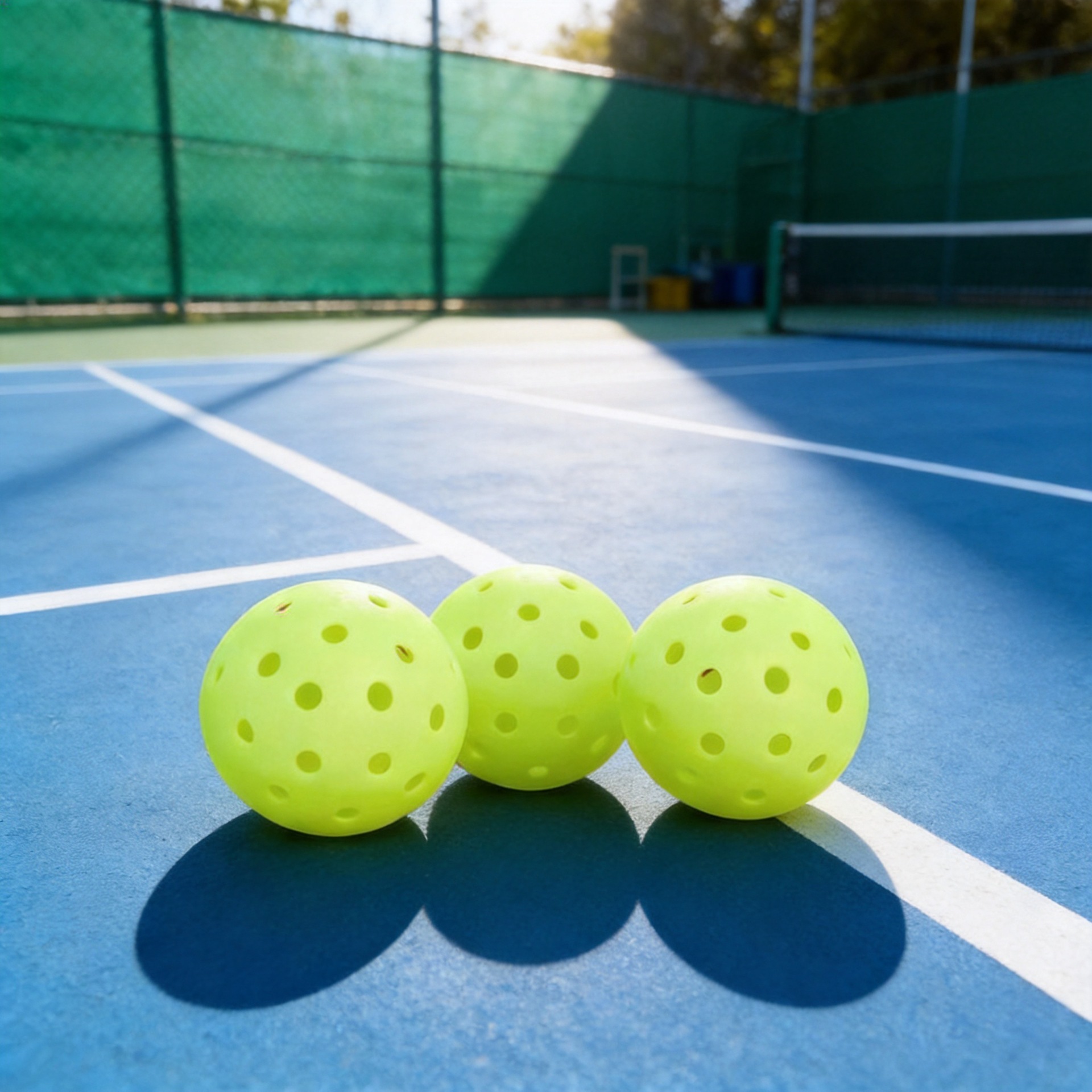 Cross-border injection-molded pickleball balls, 40-hole pickleball balls, competition-grade pickleballs, 74mm pickleballs, wholesale pickleballs for competition