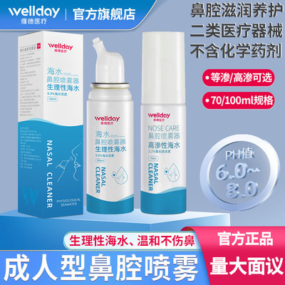 Vader Nasal wash Adult section Physiological sea salt Nasal cavity Rhinitis Sprayer Nasal wash wholesale