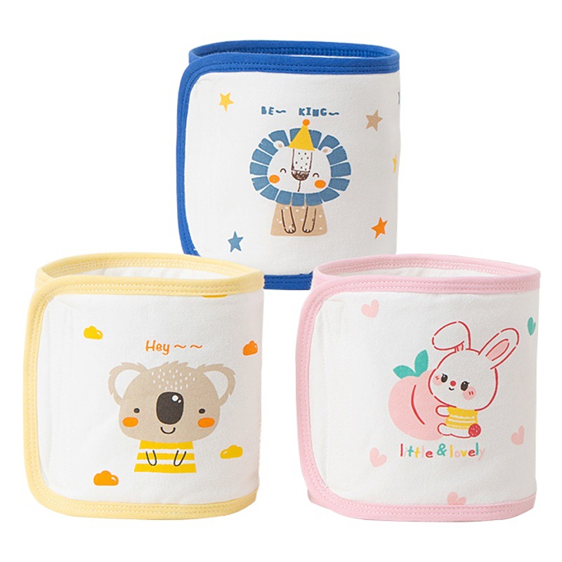 Autumn and winter baby thick belly circumference baby adjustable belly circumference newborn cartoon quilted thickened belly protection belly protection artifact