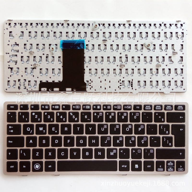 BR applicable to HP EliteBook 2560p 2570 2570p laptop keyboard