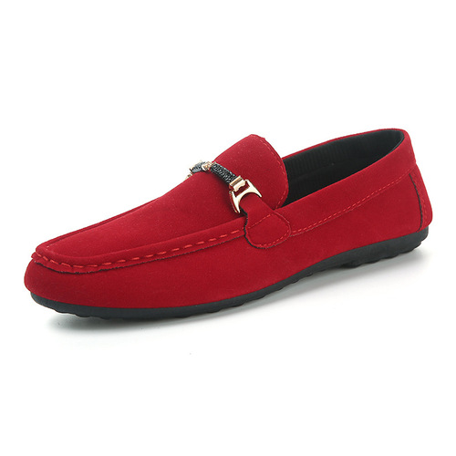 Fashionable leisure shoes for men, suitable for spring and autumn, trendy student shoes for men, pantoof-style flat shoes with Korean design, men's version.