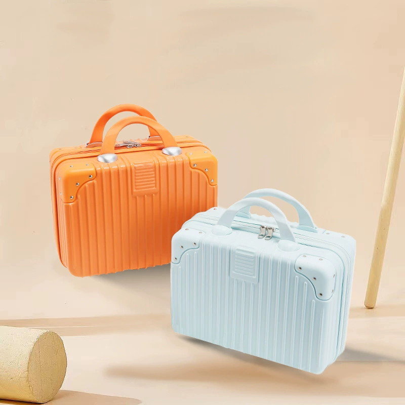 Retro handheld suitcase, small box, storage system, 14inch