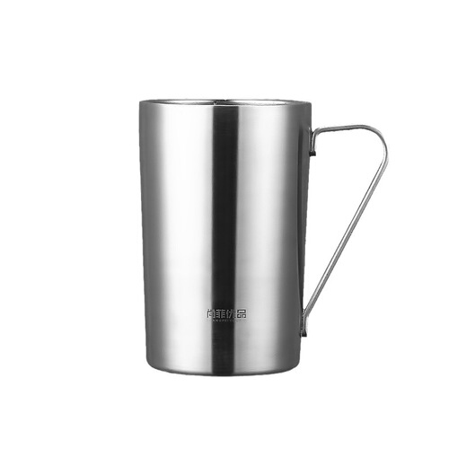 Selected Cross-border New 304 Stainless Steel Mugs Water Cups Coffee Tea Beer Cups Household Wholesale Insulated