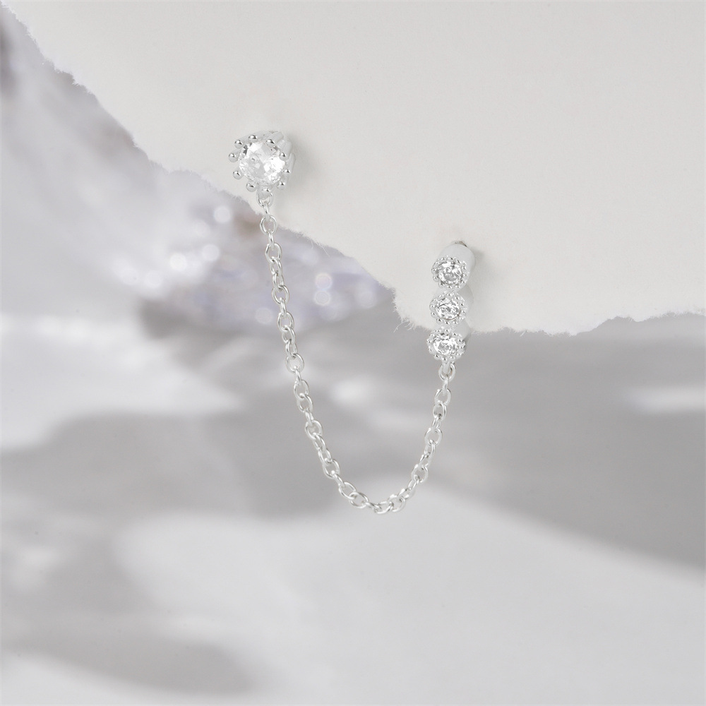 1g Weight 925 Sterling Silver Ear Needle Material Drop Earrings Classification 1 Piece Quantity Party, Tea Party Occasion 925 Sterling Silver Material Geometric Pattern All Seasons Season Women's Gender Plating Design Elegant, Simple Style Style 1 Piece 925 Sterling Silver 925 Sterling Silver Earrings Geometric Drop Earrings 17