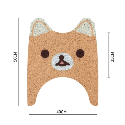 pad battery car foot pad Electric vehicle foot mat - short-style-shiba-inu-free-velcro
